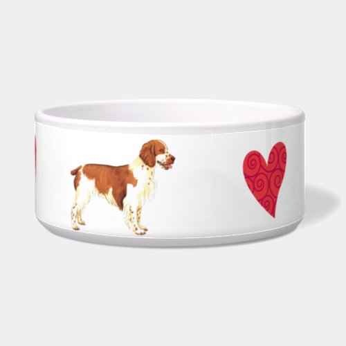 I Love my Welsh Springer Spaniel Bowl