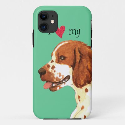 I Love my Welsh Springer Spaniel iPhone 11 Case