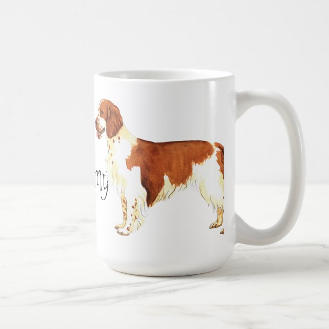 I Love my Welsh Springer Spaniel Coffee Mug (Right)