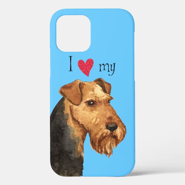I Love my Welsh Terrier Case-Mate iPhone Case (Back)