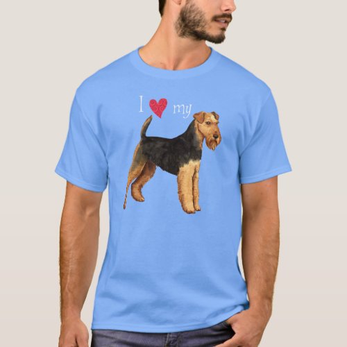 I Love my Welsh Terrier T_Shirt