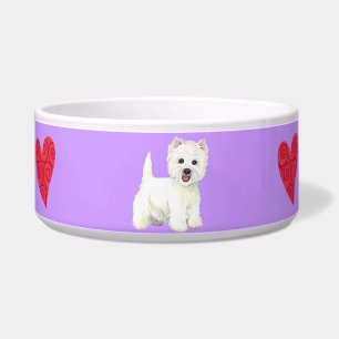 I Love my Westie Bowl