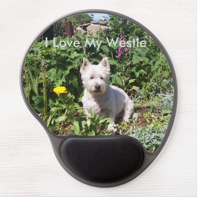 I Love My Westie Gel Mousemat Mouse Pad (Front)