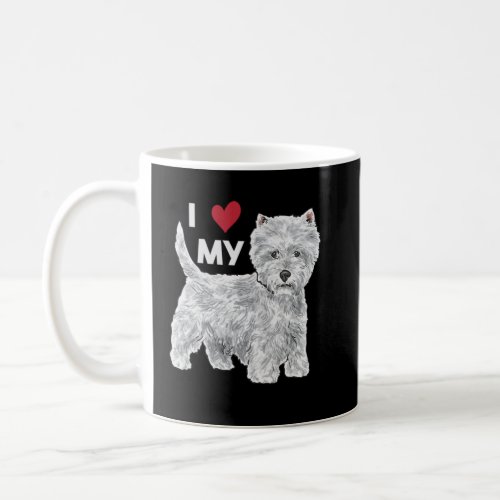 I Love My Westie West Highland White Terrier  Coffee Mug