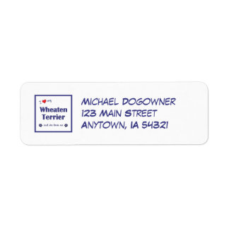 Curs Return Address Labels Wedding Tips And Inspiration Love My Dog Return Address Labels Zazzle