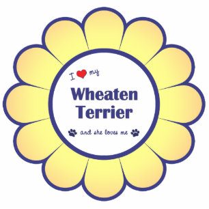 I Love My Wheaten Terrier (Female Dog) Statuette