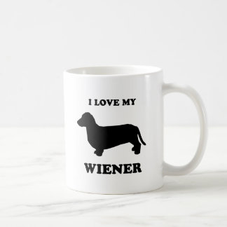 I love my wiener 2 coffee mug