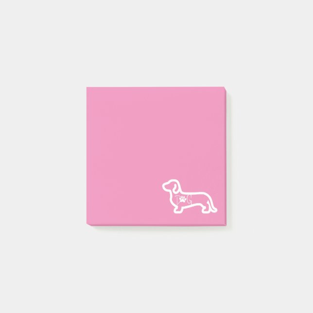 I Love My Wiener  Post-it Notes (Front)