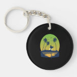 I Love My Wife And Surfing - Summer Vibes Keychain
