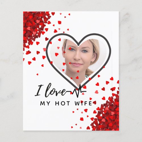 I Love My WIFE - Best friend Personalized PHOTO Flyer