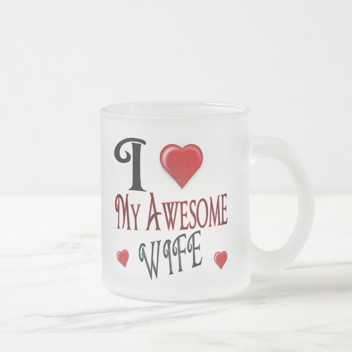 I Love My Wife Logo popular affordable Mug