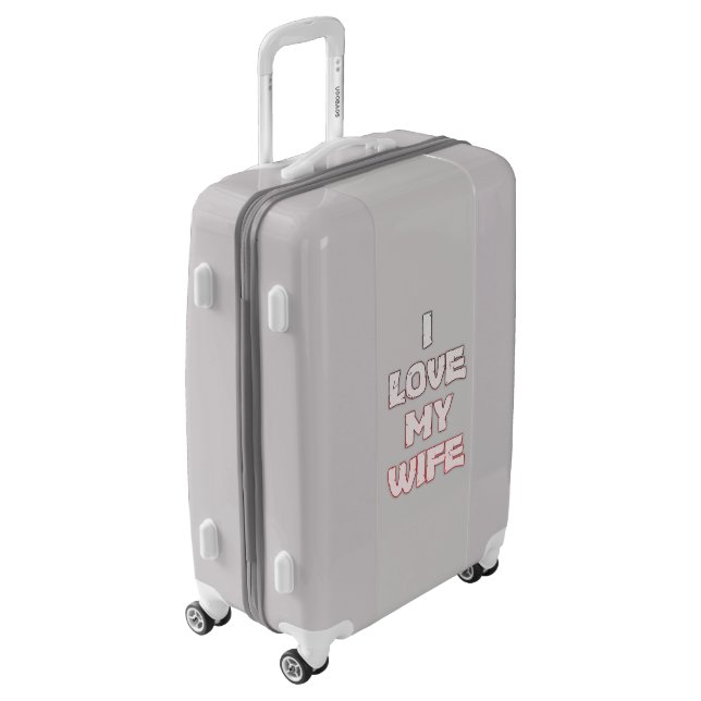 I Love My Wife Luggage (Rotated Left)