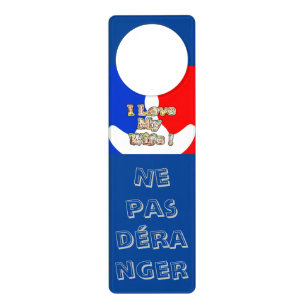 I Love My Wife Ne pas déranger do not disturb Door Hanger
