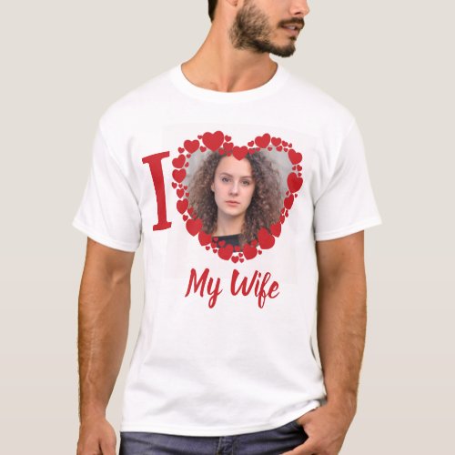 I Love my Wife Personalized T_Shirt