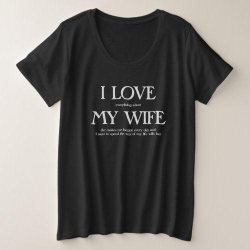 I Love My Wife t_shirt
