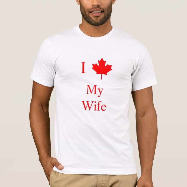 I Love My Wife T-Shirt (Front)