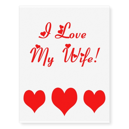 I Love My Wife Tattoo