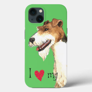 I Love my Wire Fox Terrier iPhone 13 Case
