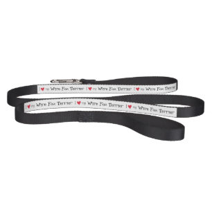 I Love my Wire Fox Terrier Pet Leash