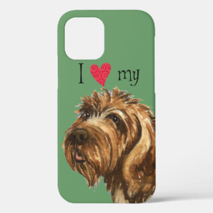 I Love my Wirehaired Pointing Griffon iPhone 12 Case