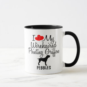 I Love My Wirehaired Pointing Griffon Mug