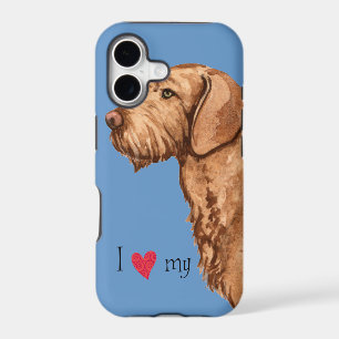 I Love my Wirehaired Vizsla iPhone 17 Case