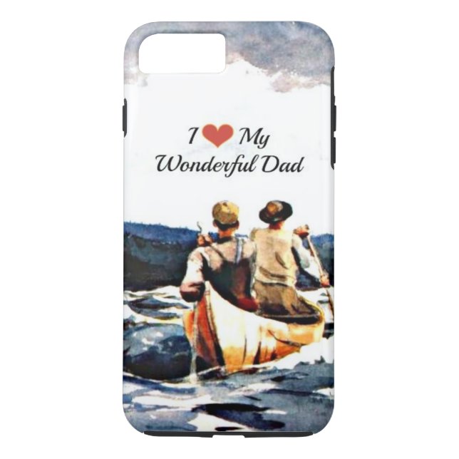 I Love My Wonderful Dad Case-Mate iPhone Case (Back)