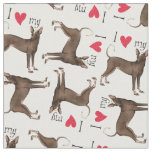 I Love my Xolo Fabric