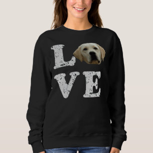 I Love My Yellow Lab Hoodie Labrador Retriever Dog