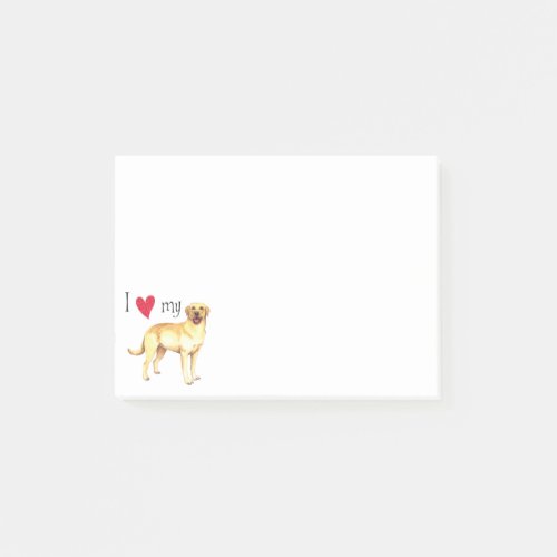 I Love my Yellow Lab Post_it Notes