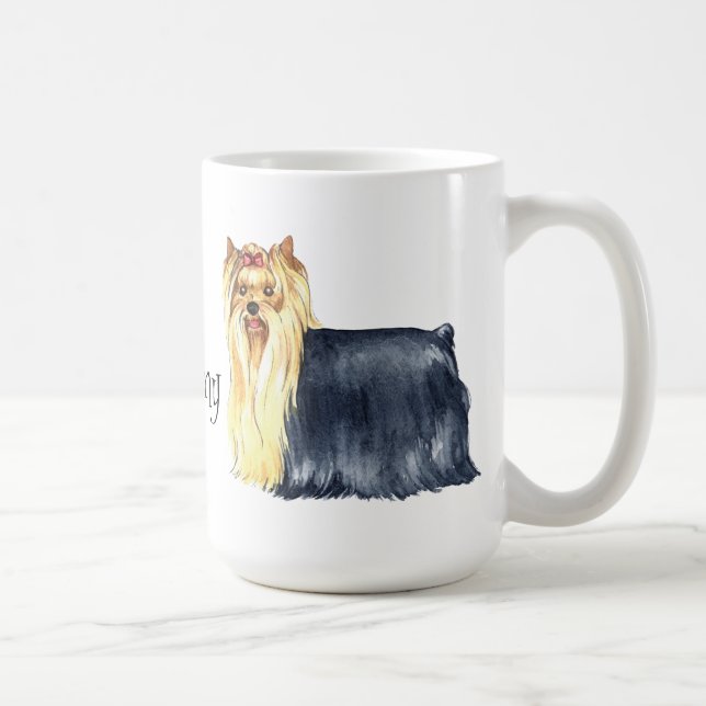 I Love my Yorkie Coffee Mug (Right)