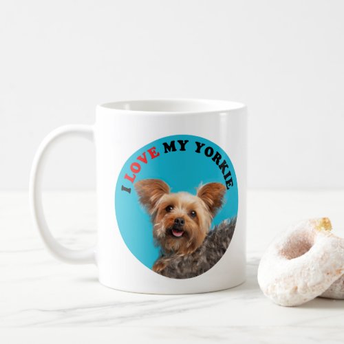 I Love My Yorkie Coffee Mug