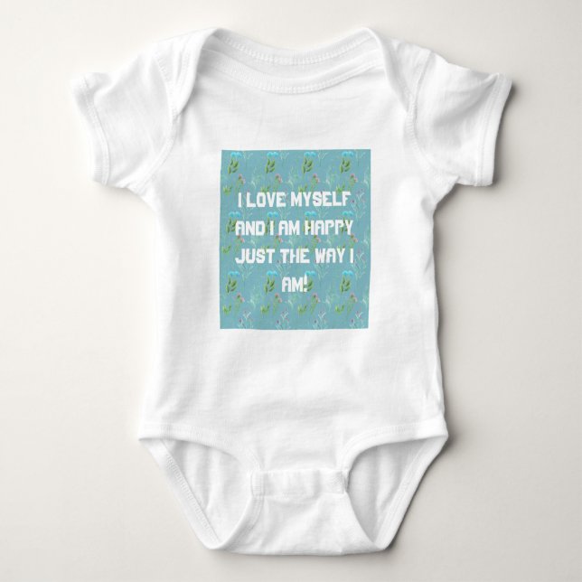 I love myself baby bodusuit baby bodysuit (Front)