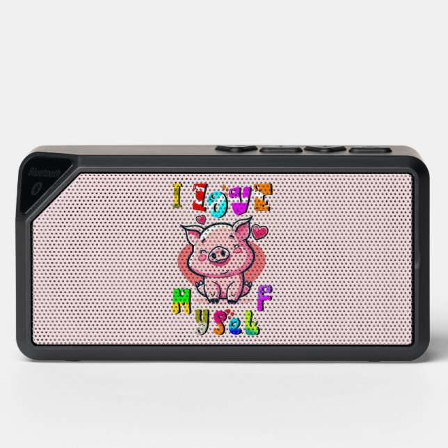 I Love Myself Bluetooth Speaker (Front)