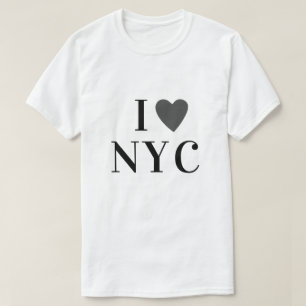 I love N Y C Heart custom text NYC New York City T-Shirt