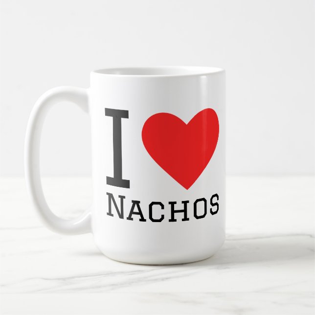 I love nachos coffee mug (Left)