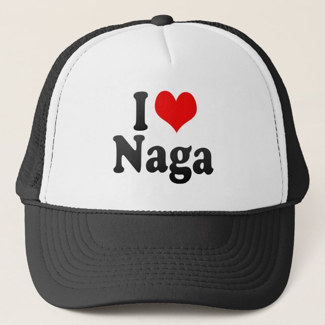 I Love Naga, Philippines Trucker Hat (Front)