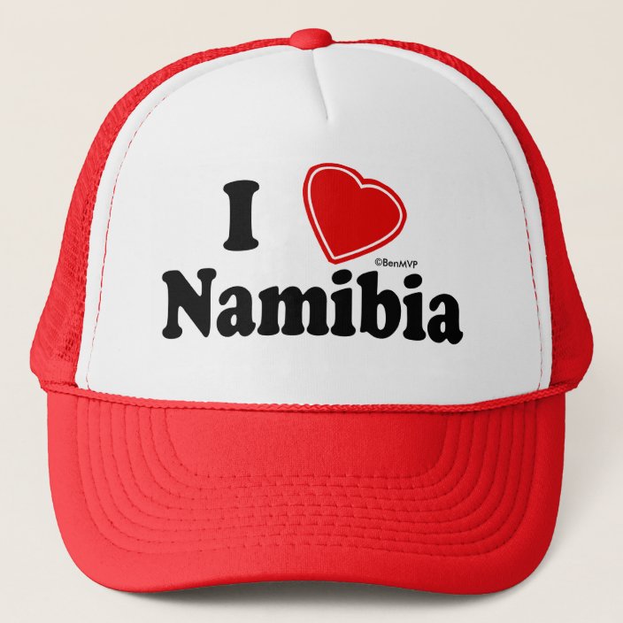 I Love Namibia Mesh Hat