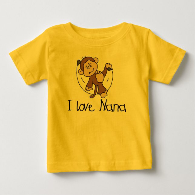 I Love Nana Baby T-Shirt (Front)