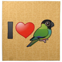 I Love Nanday Conures Cloth Napkins (set of 4) dinner 20