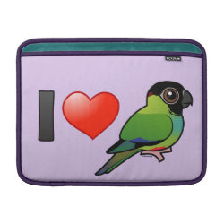 I Love Nanday Conures Macbook Air Sleeve
