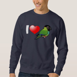 I Love Nanday Conures Men's Basic Sweatshirt