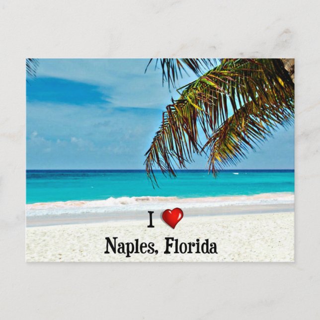 I Love Naples, Florida Postcard (Front)