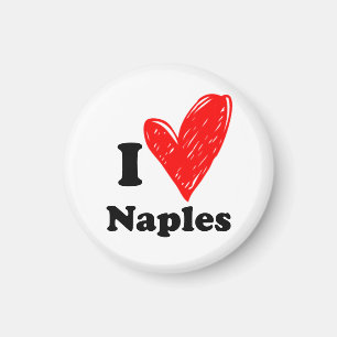 I love Naples Magnet
