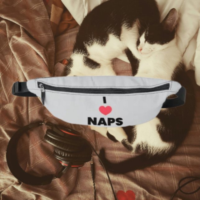 I Love Naps Fanny Pack – Relaxed Humor Hands-Free  (Creator Uploaded)