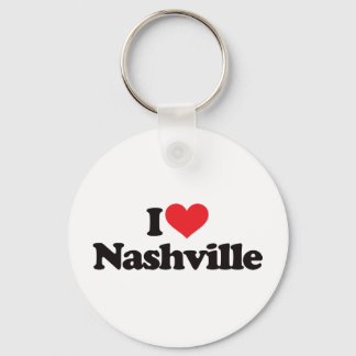 I Love Nashville Keychain