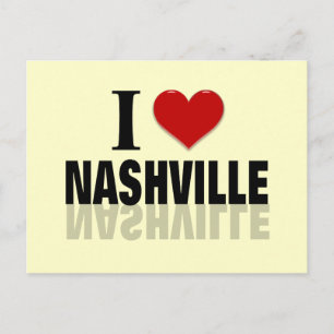 I Love Nashville Postcard