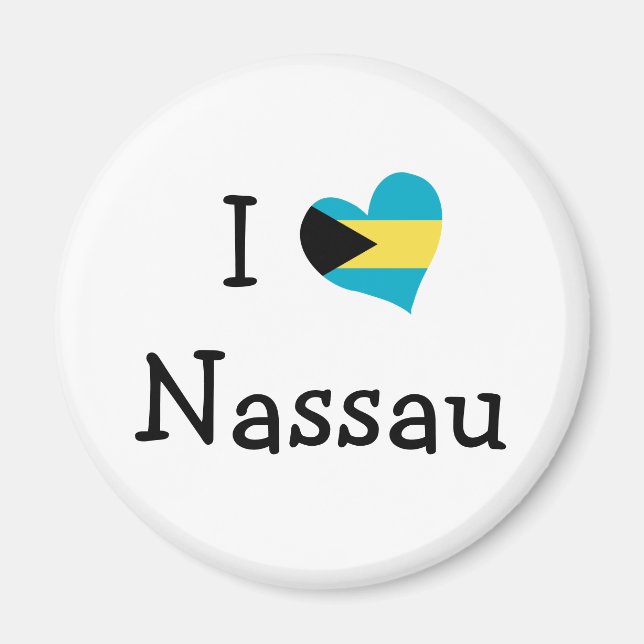 I Love Nassau Magnet (Front)