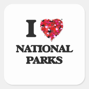 I HEART PARKS STICKER Decal National Parks NEW LOVE