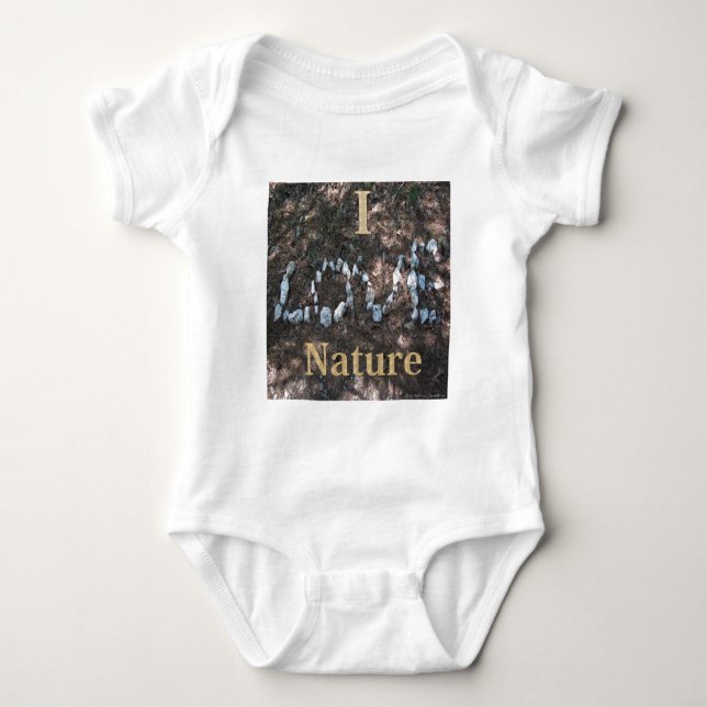 I Love Nature Apparel and Gifts Baby Bodysuit (Front)